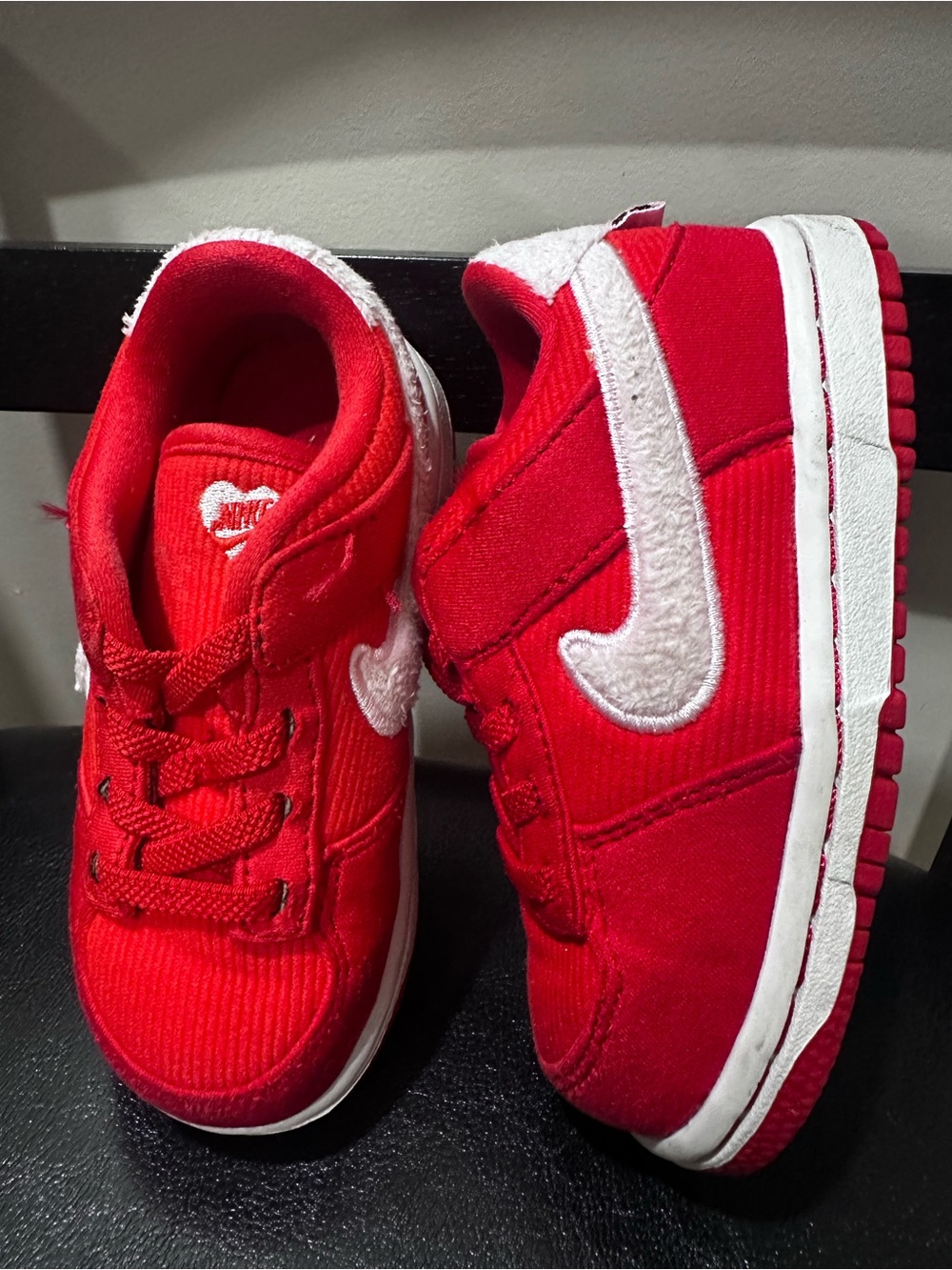 NIKE TODDLER Dunk Low TD "Valentine's Day Solemates" size 8c